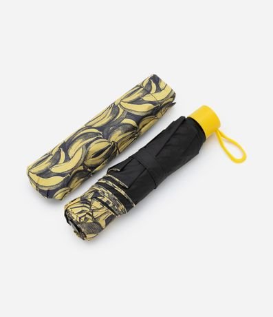 Mini Paraguas de Aluminio con Estampa de Banana 3