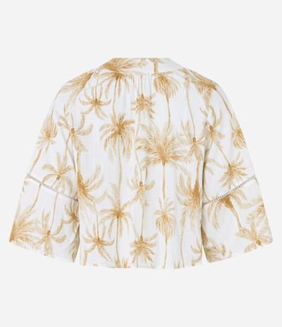 Blusa en Viscosa con Detalle Entremedios en la Manga 6