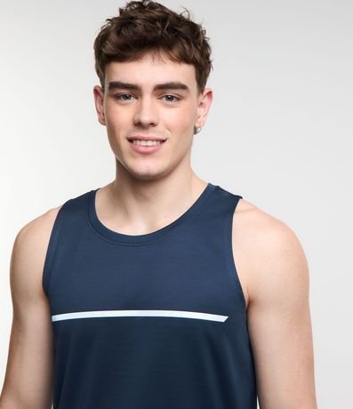 Musculosa Regular Deportiva en Tecnologia Dry con Detalle Reflectante 4