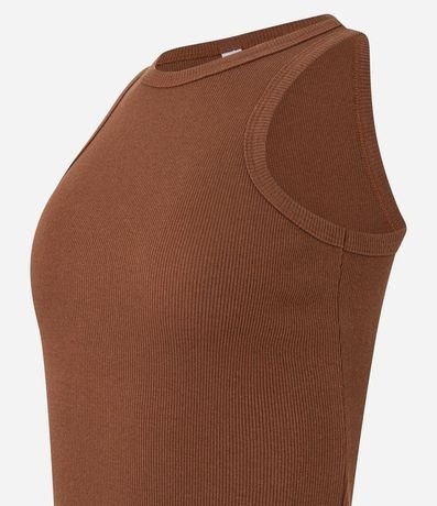 Blusa Musculosa Básica en Rib con Ligera Textura 6