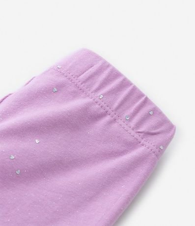 Pantalón Legging Infantil en Cotton con Purtpurina - Talle 1 a 5 años 3