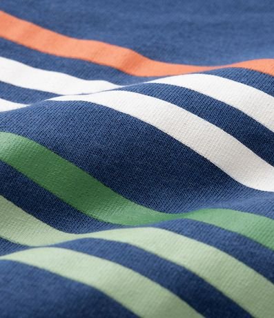 Remera Comfort Infantil en Algodón Estampado a Rayas - Talle 1 a 5 años 3
