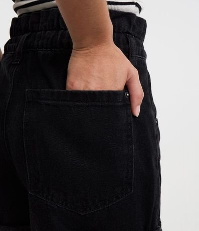 Short Baggy en Jeans con Cintura Doble 4