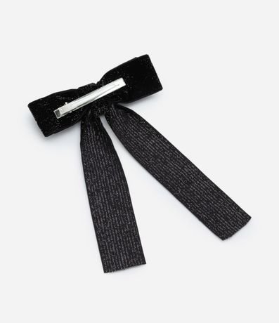 Pinza para el Pelo Infantil Modelo Lazo con Purpurina - Talle U 2