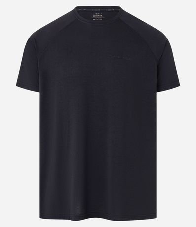 Remera Regular Deportiva en Tecnologia Dry con Estampa Alto Relieve 5