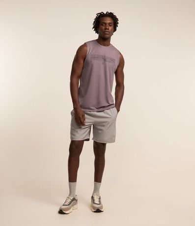Bermuda Deportiva con Cintura Elástica y Cordón