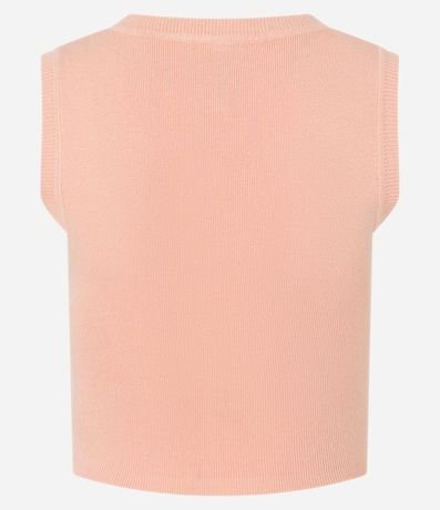 Blusa Musculosa Cropped en Viscosa Acanalada 8