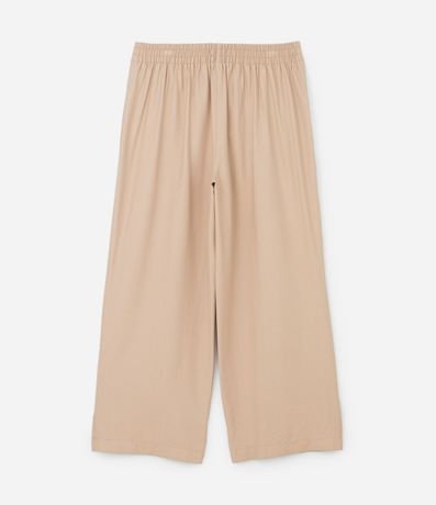 Pantalón Wide Leg Sastrería en Viscosa con Bolsillo Incorporado Curve & Plus Size 6