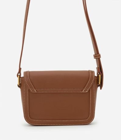 Bolso Transversal en Pu con Tapa y Detalles en Hebilla 3