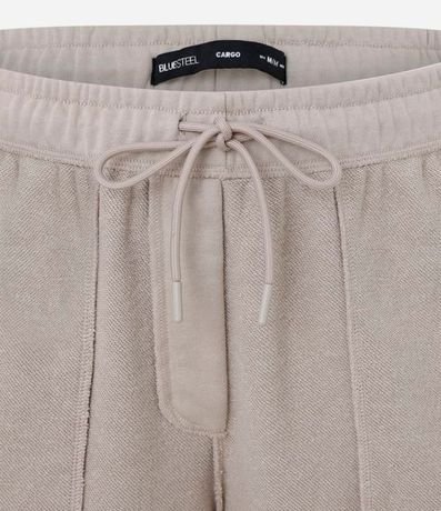 Bermuda en Tela French Terry con Bolsillo Cargo 8