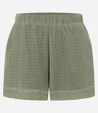 Short Corto Texturizado Efecto Pantalla 5