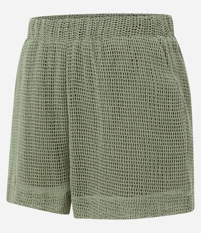 Short Corto Texturizado Efecto Pantalla 6