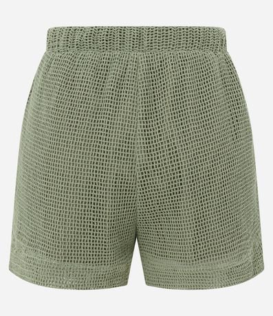 Short Corto Texturizado Efecto Pantalla 7