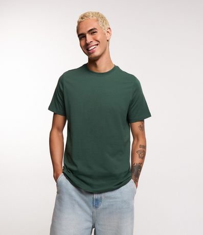 Remera Regular Básica en Algodón