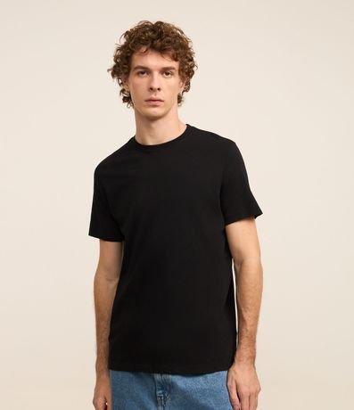 Remera Regular Básica en Algodón