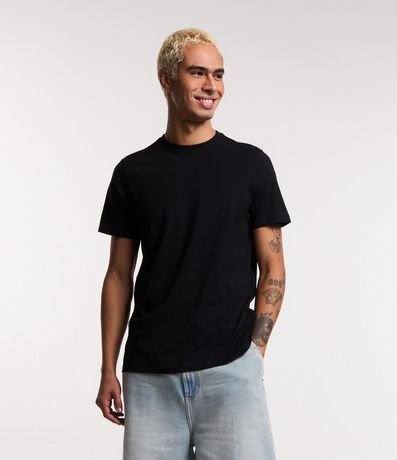 Remera Regular Básica en Algodón