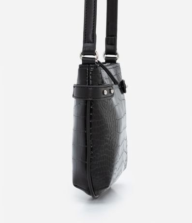 Bolsillo Transversal en PU con Textura Crocco 2