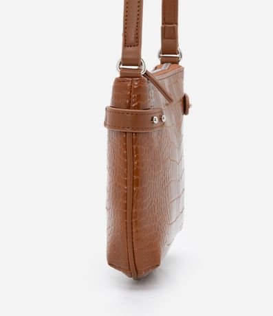 Bolsillo Transversal en PU con Textura Crocco 2
