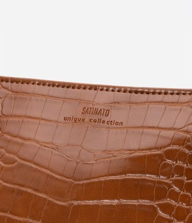 Bolsillo Transversal en PU con Textura Crocco 4