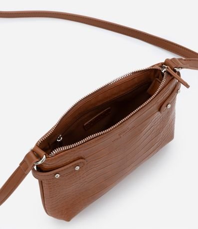 Bolsillo Transversal en PU con Textura Crocco 5