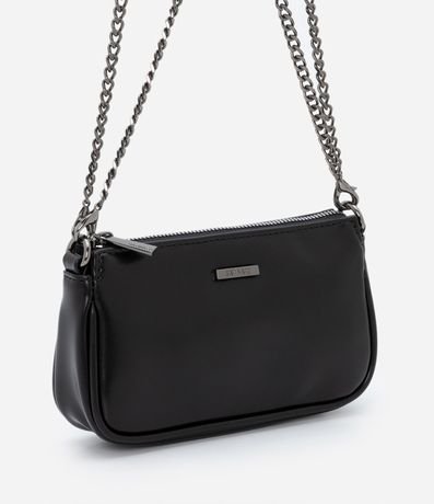Bolso Transversal Pequeño con Correas de Cadena
