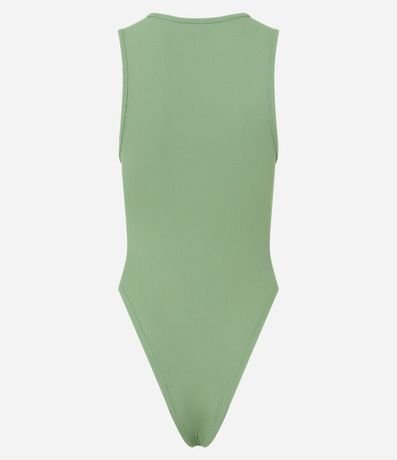 Body Básico en Rib con Cuello Halter 7