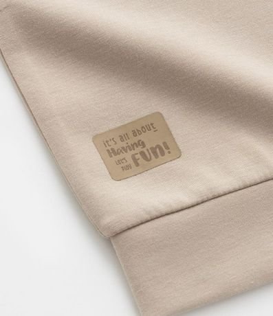 Buzo Infantil en Modal con Recortes - Talle 1 a 6 años 4