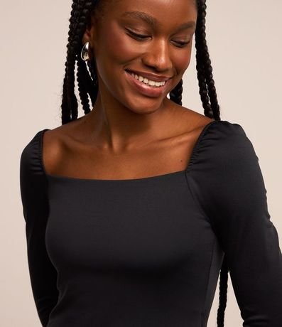 Vestido New Midi con Manga Larga y Abertura 3