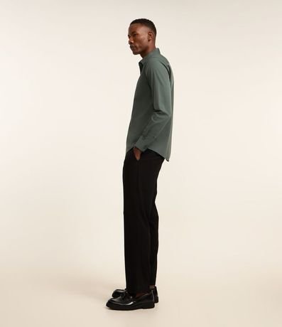 Camisa Slim en Tejido de Bambu Básica 5