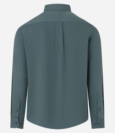 Camisa Slim en Tejido de Bambu Básica 9