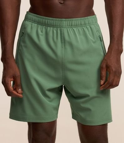 Bermuda Deportiva con Cintura elástica y Bolsillos con Cierre 2