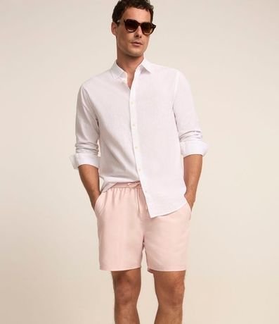 Bermuda de Baño en Microfibra con Cintura Elástica y Bolsillos 7