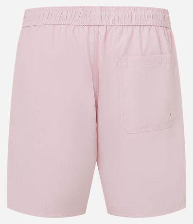 Bermuda de Baño en Microfibra con Cintura Elástica y Bolsillos 12