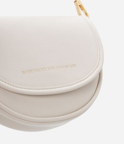 Bolso Transversal Infantil en PU con Lettering Metalizado - Talle U 5