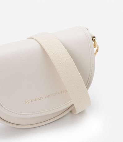 Bolso Transversal Infantil en PU con Lettering Metalizado - Talle U 6