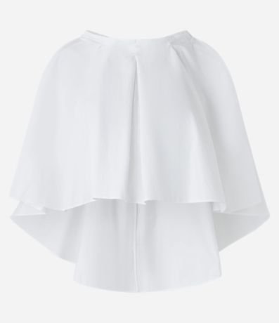 Blusa sin Breteles en Tricolina con Pliegue Delantero y Modelo Amplio 5