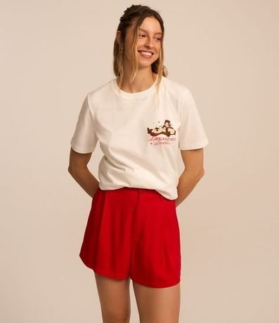 Short Holgado en Viscosa Texturizda 2