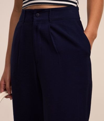 Pantalón Recto Sastrería con Pliegues Delanteros 3