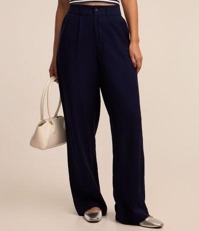 Pantalón Recto Sastrería con Pliegues Delanteros 4