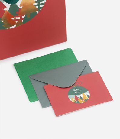 Bolsa de Regalo Pequeña con Estampa Navideña 4