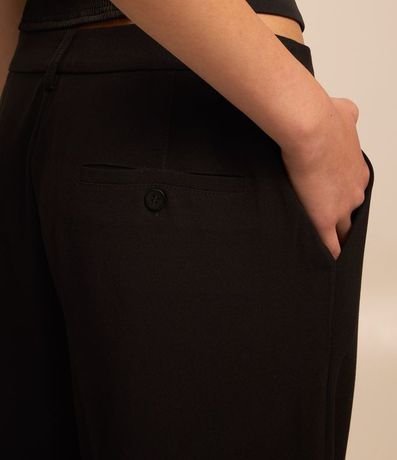 Pantalón Recto Sastrería con Bolsillo Cuchillo 4