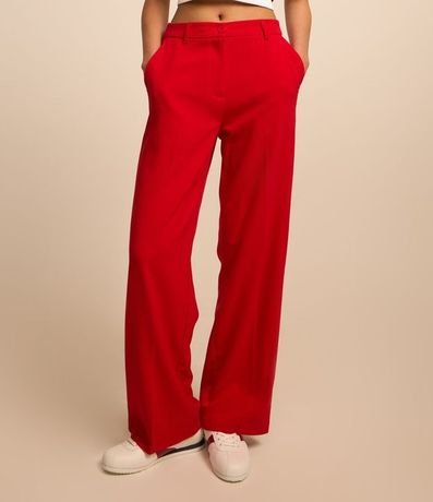 Pantalón Recto Sastrería con Bolsillo Cuchillo 3