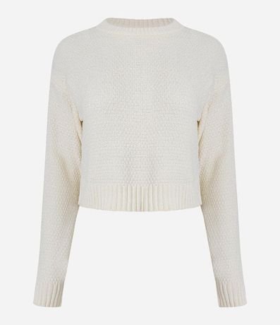 Buzo Corto de Punto en Chenille 4