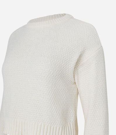 Buzo Corto de Punto en Chenille 5