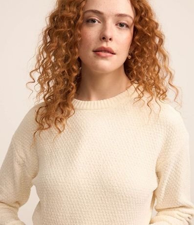 Buzo Corto de Punto en Chenille 3