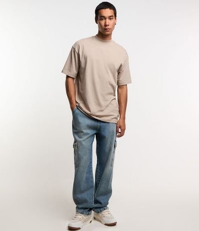 Remera Relaxed en Algodón con Manga Corta 2