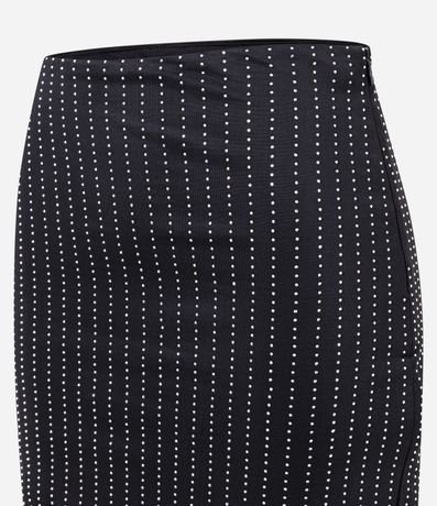 Pollera Corta con Rayas de Brillo 5