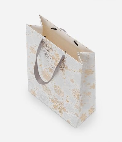 Embalaje de Regalo Pequeña con Estampa de Copos de Nieve 2