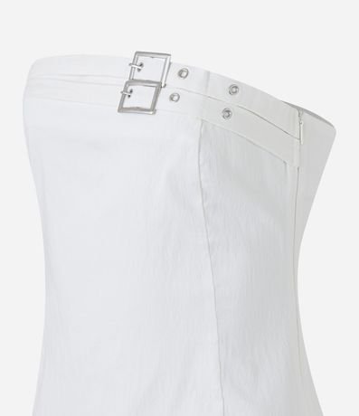 Vestido New Midi en Bengalina con Hebillas en el Busto 5