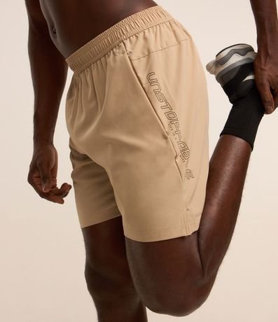 Bermuda Deportiva con Cordón Interior y Lettering Reflectante 4